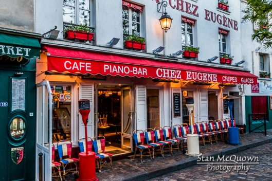 Cafes starting to open for the day at Place du Tertre!